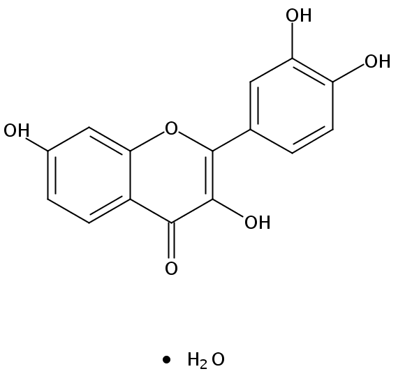 2-(3,4-Dihydroxyphenyl)-3,7-dihydroxy-4H-chromen-4-one hydrate