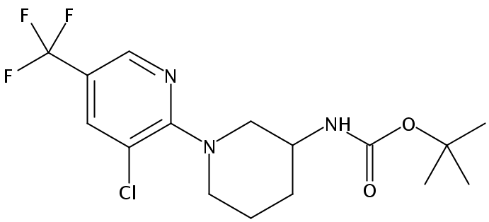 tert-Butyl (1-(3-chloro-5-(trifluoromethyl)pyridin-2-yl)piperidin-3-yl)carbamate