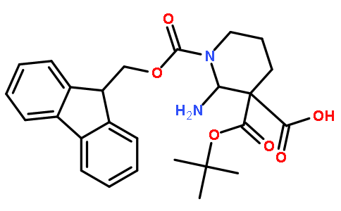 3-Boc-氨基-1-Fmoc-哌啶-3-羧酸