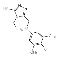 5-[(4-氯-3,5-二甲基苯氧基)甲基]-4-乙基-4H-1,2,4-噻唑-3-硫醇