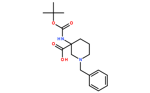 1-芐基-3-叔丁氧羰基氨基哌啶-3-甲酸