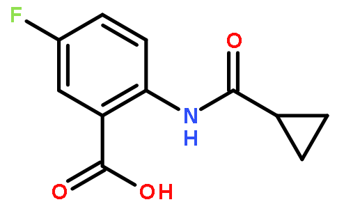 2-(环丙甲酰氨基)-5-氟苯甲酸