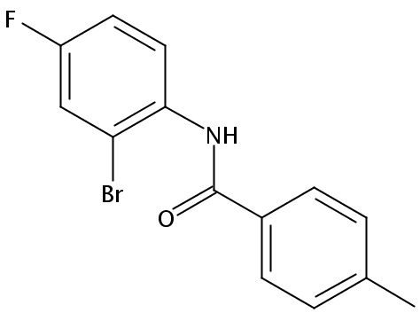 Benzamide, N-(2-bromo-4-fluorophenyl)-4-methyl-