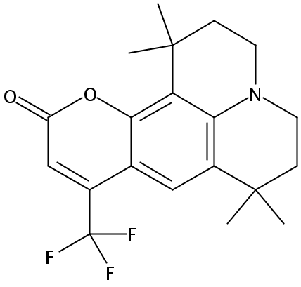 1,1,6,6-四甲基-8-三氟甲基-2,3,5,6-四氢-1H,4H-11-氧杂-3a-氮杂-苯并[de]蒽-10-酮