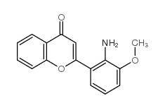 2-(2-氨基-3-甲氧基苯基)-4H-1-苯并吡喃-4-酮