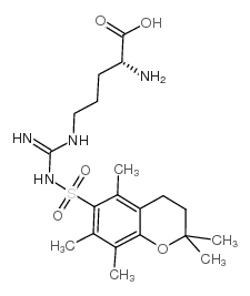 (2R)-2-amino-5-[[amino-[(2,2,5,7,8-pentamethyl-3,4-dihydrochromen-6-yl)sulfonylamino]methylidene]amino]pentanoic acid