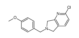 2-chloro-6-[(4-methoxyphenyl)methyl]-5,7-dihydropyrrolo[3,4-b]pyridine