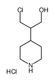 3-chloro-2-piperidin-4-ylpropan-1-ol,hydrochloride