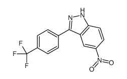 5-Nitro-3-[4-(trifluoromethyl)phenyl]-1H-indazole