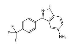 3-[4-(Trifluoromethyl)phenyl]-1H-indazol-5-amine