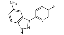 3-(5-fluoropyridin-2-yl)-1H-indazol-5-amine