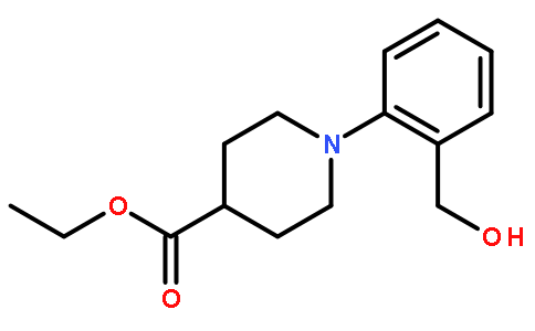 1-(2-羟基甲基苯基)哌啶-4-羧酸乙酯