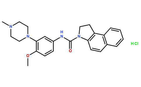 1,2-Dihydro-N-[4-Methoxy-3-(4-Methyl-1-piperazinyl)phenyl]-3H-benz[e]indole-3-carboxaMide Hydrochloride