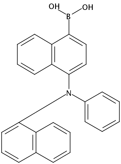 B-[4-(1-萘基苯基氨基)-1-萘基]硼酸