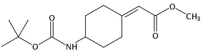 Methyl 2-(4-((tert-butoxycarbonyl)amino)cyclohexylidene)acetate