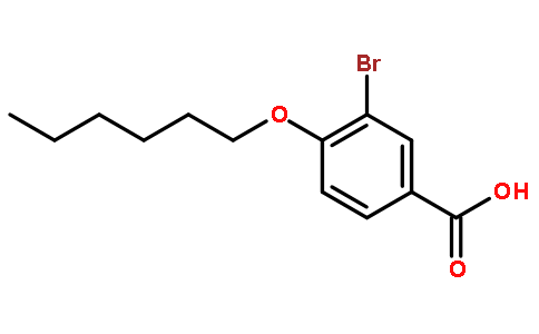 3-溴-4-(己氧基)苯甲酸
