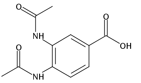 3,4-双(乙酰氨基)苯甲酸