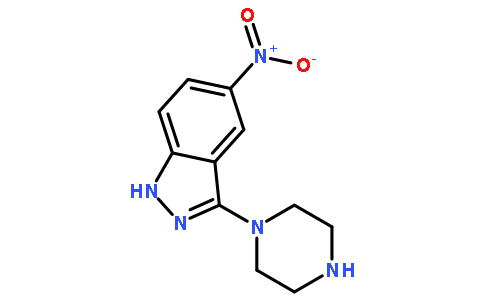 5-硝基-3-(哌嗪-1-基)-1H-吲唑