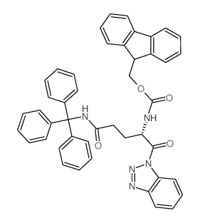 9H-fluoren-9-ylmethyl N-[(2S)-1-(benzotriazol-1-yl)-1,5-dioxo-5-(tritylamino)pentan-2-yl]carbamate