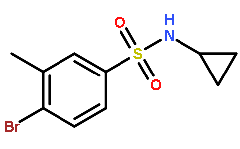 N-环丙基-4-溴-3-甲基苯磺酰胺