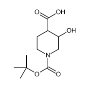 1-(叔丁氧基羰基)-3-羟基哌啶-4-羧酸