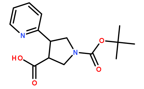 Boc-反式-4-(2-吡啶)-吡咯烷-3-羧酸