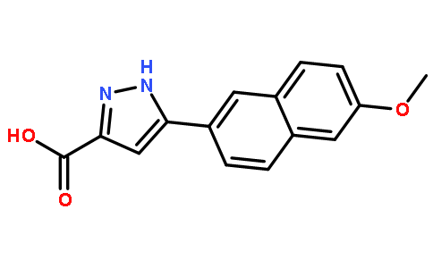 5-(6-甲氧基萘-2-基)-1H-吡唑-3-羧酸