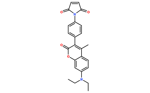 7-二乙氨基-3-(4-马来酸亚胺苯基-4-甲基香豆素
