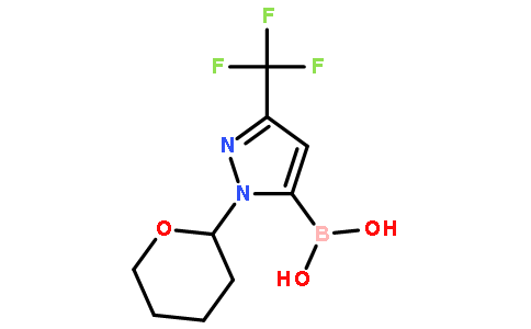 1-(四氢吡喃-2-基)-3-(三氟甲基)吡唑-5-硼酸