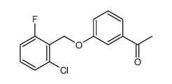 1-{3-[(2-Chloro-6-fluorobenzyl)oxy]phenyl}ethanone