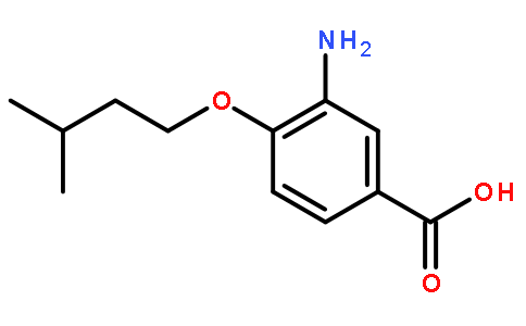 3-amino-4-isopentyloxy-benzoic acid