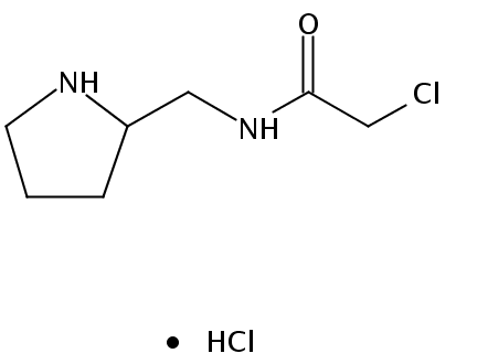 2-Chloro-N-(pyrrolidin-2-ylmethyl)acetamide hydrochloride