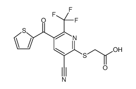 Acetic acid, 2-[[3-cyano-5-(2-thienylcarbonyl)-6-(trifluoromethyl)-2-pyridinyl]thio]