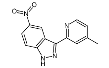 3-(4-methylpyridin-2-yl)-5-nitro-1H-indazole