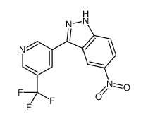 5-nitro-3-[5-(trifluoromethyl)pyridin-3-yl]-1H-indazole