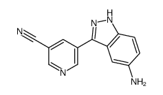 5-(5-amino-1H-indazol-3-yl)pyridine-3-carbonitrile