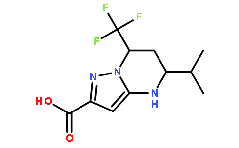 5-异丙基-7-三氟甲基-4,5,6,7-四氢吡唑并[1,5-a]嘧啶-2-羧酸