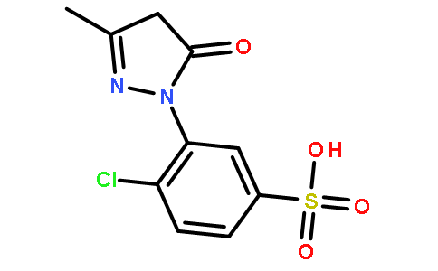 1-(2-氯基-5-磺酸苯基)-3-甲基-5-吡唑酮（25CSMP）