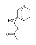S-[(3-hydroxy-1-azabicyclo[2.2.2]octan-3-yl)methyl] ethanethioate