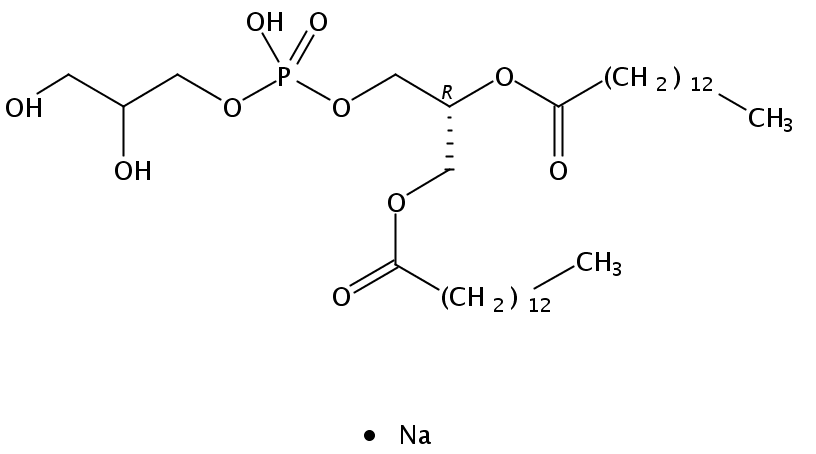 1,2-二肉豆蔻酰-sn-甘油基-3-磷酸-rac-(1-甘油)钠盐