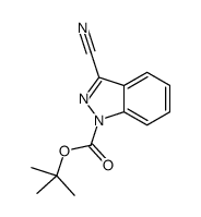 2-Methyl-2-propanyl 3-cyano-1H-indazole-1-carboxylate
