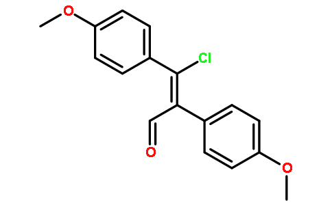 3-氯-2,3-双(4-甲氧基苯基)丙烯醛