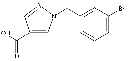 1-(3-Bromobenzyl)-1H-pyrazole-4-carboxylic acid