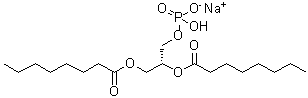 辛酸 (1R)-1-[(磷酰氧基)甲基]-1,2-乙二基酯单钠盐