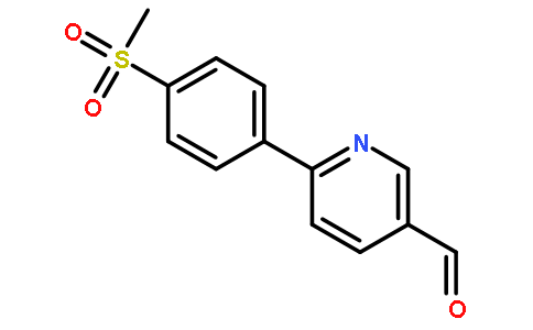 6-(4-甲烷磺酰基-苯基)-吡啶-3-甲醛