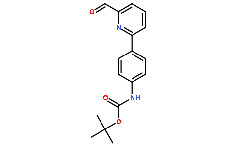 [4-(6-甲酰基吡啶-2-在)苯基]氨基甲酸叔丁酯