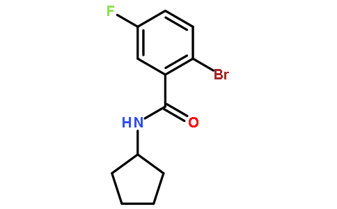 N-环戊基-2-溴-5-氟苯甲酰胺