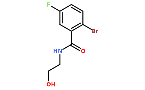 N-(2-羟基乙基)2-溴-5-氟苯甲酰胺