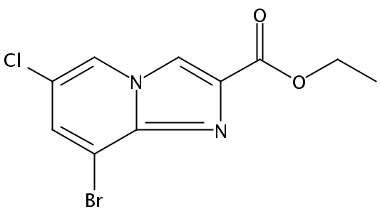 8-溴-6-氯咪唑并[1,2-A]吡啶-2-甲酸乙酯