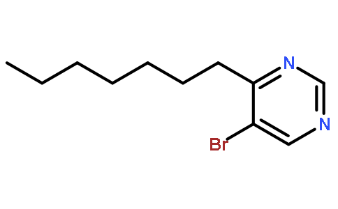 5-溴-4-庚基嘧啶